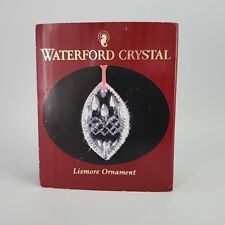NIB WATERFORD Crystal LISMORE Christmas Ornament 115033 w/ Box Pouch & Inserts picture