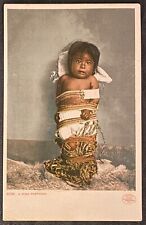 A Pima Pappoose~Native American Baby~Arizona ~ Early Detroit Postcard #6091 picture