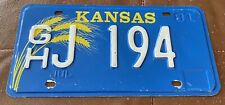 Kansas 1981 GRAHAM COUNTY License Plate NICE QUALITY # GH J 194 picture