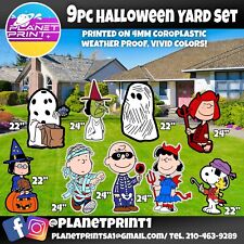 Peanuts Halloween lawn décor Set 9pcs #2 picture