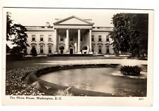 RPPC The White House Washington DC  Vintage Postcard Pond  picture