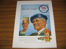 1958 Vintage Ad Long John Scotch Whiskey It's Light picture