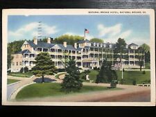 Vintage Postcard 1954 Natural Bridge Hotel Natural Bridge Virginia picture