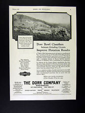 1929 Copper Queen Mine Concentrator photo Dorr Bowl Classifiers vintage print Ad picture