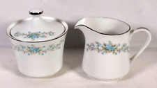 Royal Court Japan Blue Fantasy Creamer & Sugar Bowl With Lid picture