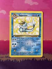 Pokemon Card Vaporeon Jungle 1st Edition Rare 28/64 Near Mint Condition picture