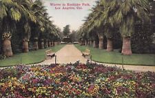 Eastlake Park Los Angeles California CA Winter 1915 to Toledo Ohio Postcard A31 picture