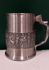 Nude Woman Handle Pewter Mug Oriental Pewter Thailand Kama Sutra picture