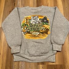 Busch Gardens Tampa Tiger Lion Cheetah Roller Vintage T-Shirt  Youth Small S picture