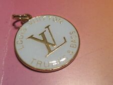 LV VUITTONS  ZIP PULL  charm  29x25MM , Baby Blue, GOLD  tone,   THIS IS FOR 1 picture