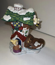VINTAGE RARE Mouse Mice People Christmas Village Mouse in a boot picture