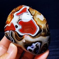 TOP 247G Natural Polished Silk Banded Agate Lace Agate Crystal Madagascar  L1826 picture