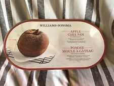 Nordic Ware Williams-Sonoma Apple Cake 3 Dimensional Pan New picture