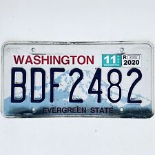 2020 United States Washington Evergreen Passenger License Plate BDF2482 picture