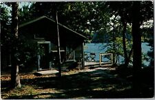 Pinewoods Camp, Country Dance Society America Plymouth MA Vintage Postcard P40 picture