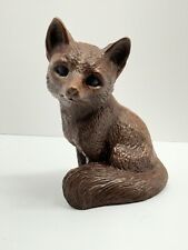 Red Mill Mfg Brown Fox  Figurine 5” Tall picture