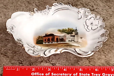 Vintage Library Kennebunk Maine Trinket Dish Wheelock Made in Germany picture
