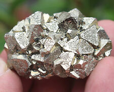 Natural Unique Beauty Rare Octahedron Pyrite Mineral Specimens / Peru picture