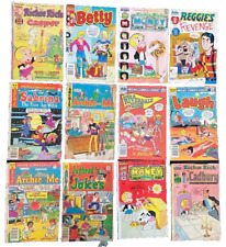 Vintage Comic Book LOT OF 12 COMICS ARCHIE Richie Rich Sabrina Betty Reggie picture