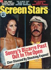 Sonny and Cher Steve McQueen The Waltons Dean Martin Screen Stars Oct 1973 M403 picture