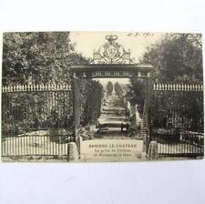 Cpa 10 Brienne-le-Château la grille du château avenue de la gare 1911 Economats picture