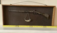 Vintage TURNER Wall Accessory Collectible. Flintlock Gun with musket 29x12x2” picture