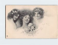 Postcard Vintage Portrait of Three Women picture