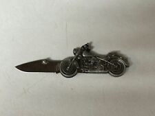 Vintage 1998 Harley Davidson Motorcycle Pocket Knife Stainless Steel picture