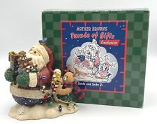 Vintage Coynes Mother Browns Parade of Gifts Santa & Spike Jr Christmas Figurine picture