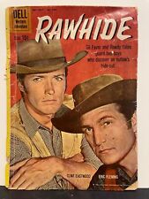 RAWHIDE   1960  CLINT EASTWOOD   ERIC FLEMING  DELL 1097  RARE picture