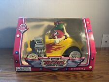 M&M's Rebel Without A Clue Dispenser Yellow Car with Characters Red & Green picture