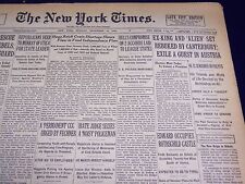 1936 DEC 14 NEW YORK TIMES - EX-KING & ALLEN REBURIED BY CANTER BURY - NT 2137 picture