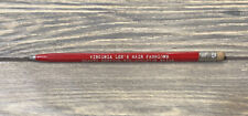 Vintage Virginia Lees Hair Fashions Beauty Service Red Pen with Eraser picture