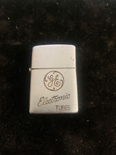 1946-1953 Zippo Lighter 2032695 Correct Insert GE Electronic Tubes Advertising picture