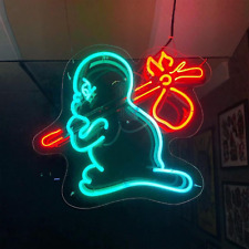 Run Away Neon Light Sign Funny Nightlight Man Cave Party Wall Hanging 24