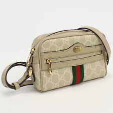 Used Gucci Ophidia Gg Mini Bag Supreme Brand Shoulder 517350 Uulag 9682 Beige Ra picture