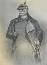 1898 Vintage Illustration Count Otto Von Bismarck picture