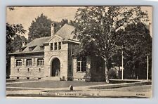 Walton NY-New York, Ogden Free Library, Antique Vintage Souvenir Postcard picture