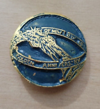 Vintage Button, 1898-1948 Golden Anniversary New York City, Hy-Lite License picture