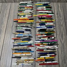 LOT Of 100 Vintage Advertising Ballpoint Pens picture