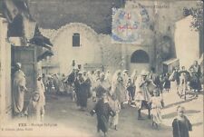 French MOROCCO FEZ local wedding 1907 PC - see cancell. picture