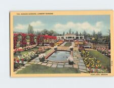 Postcard Sunken Gardens Lambert Gardens Portland Oregon USA picture