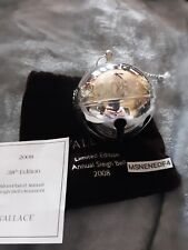 2008 WALLACE SILVER PLATE SLEIGH BELL picture