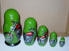 Extremely RARE 5 piece : HARLEY DAVIDSON MOTORCYCLES  Russian Nesting Set (1999) picture