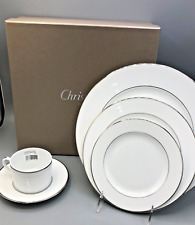 Albi Platine fine bone china by Christofle 5-Piece Place Setting, Factory New picture