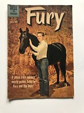 Fury Dell Four Color Comics 1080 Vintage 1960 Dell TV Adventure Horse Comic picture