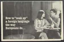 Linguaphone Institute Advertisement Vintage Folding Postcard Unposted  picture