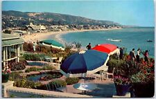 VINTAGE POSTCARD c. 1970s THE VICTOR HUGO INN AT LAGUNA BEACH CALIFORNIA picture