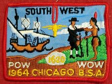Vintage BSA Southwest Pow Wow Chicago 1964 Scouts Patch picture