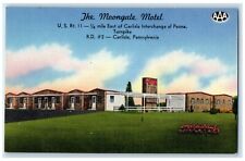 c1940 Moongale Motel Interchange Penna Turnpike Carlisle Pennsylvania Postcard picture